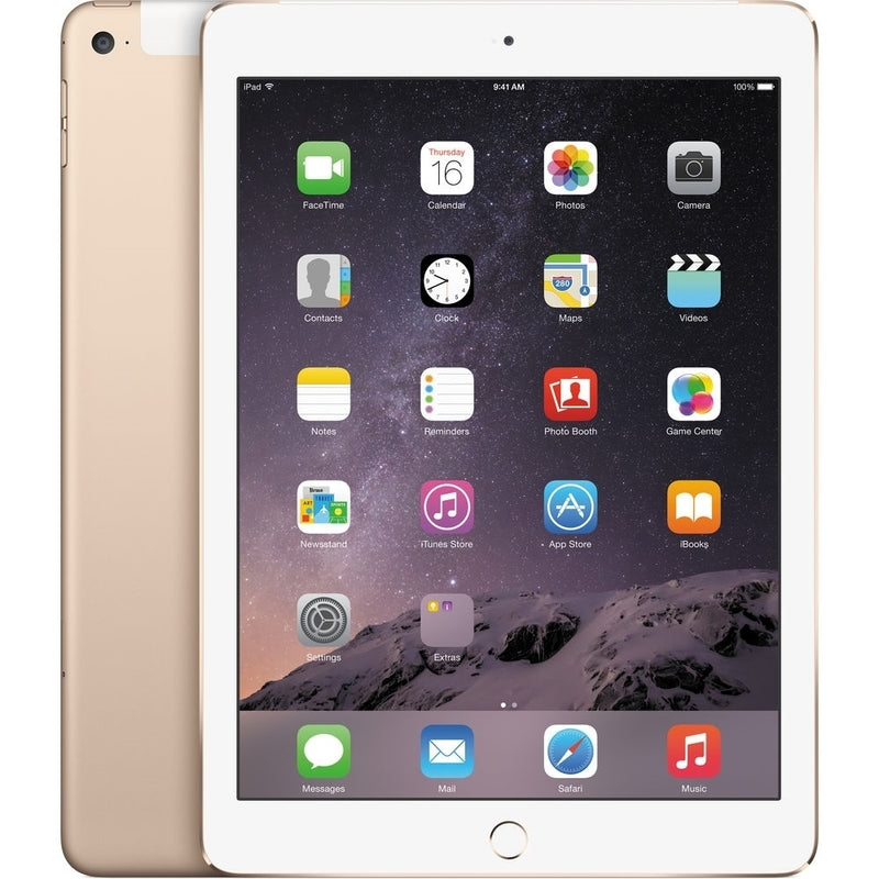 Apple iPad Air 2 MNVR2J/A 9.7" Tablet 64GB WiFi, Gold (Refurbished)