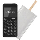 Punkt. Gravel Grey MP02 Swiss-Made Phone Sleeve with Banana-Based Fabric Made by QWSTION