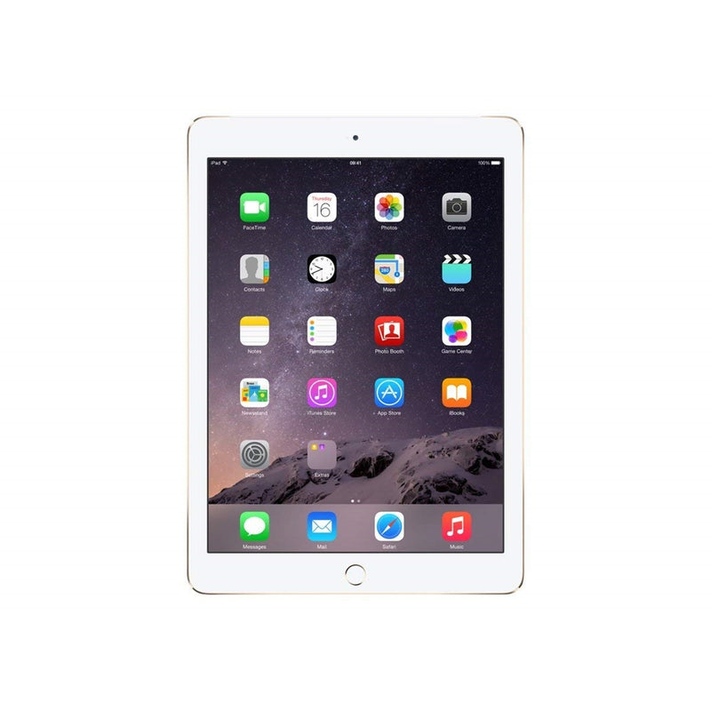 Apple iPad Air 2 9.7" Tablet 16GB WiFi + 4G LTE Fully , Gold (Refurbished)