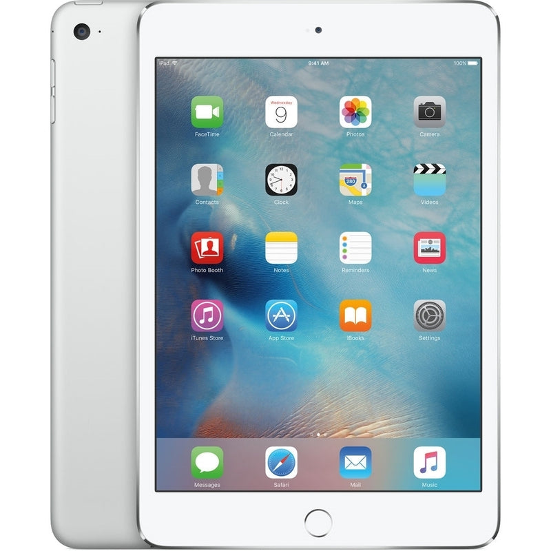 Apple iPad Mini 4 7.9" Tablet 128GB WiFi, Silver (Certified Refurbished)