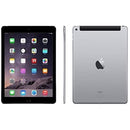 Apple iPad Air 2 NGGX2LL/A 9.7" Tablet 16GB WiFi + 4G LTE Fully Unlocked, Space Gray (Refurbished)