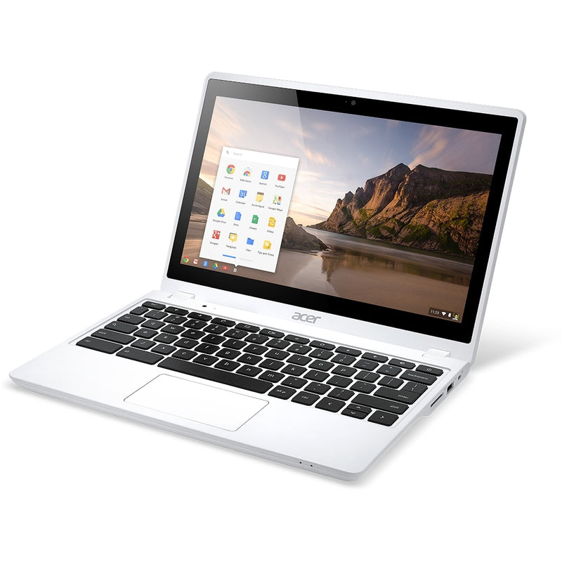 Acer Chromebook C720P-2457 Intel Celeron 2957U X2 1.40GHz 2GB 32GB SSD 11.6", White (Refurbished)