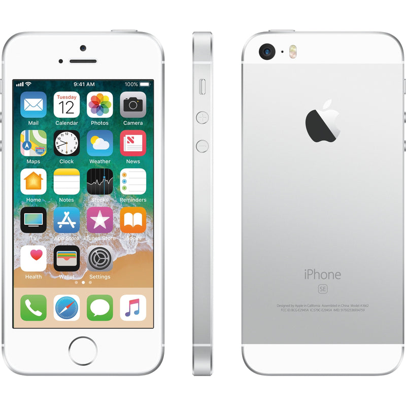 Apple iPhone SE 64GB 4 4G LTE CDMA Unlocked, Silver (Refurbished) – Device  Refresh